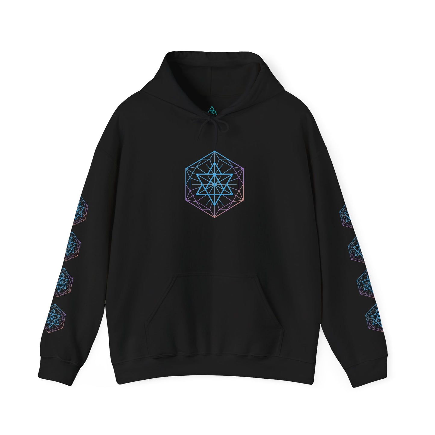 Merkaba Hoodie – Activated in Geometry