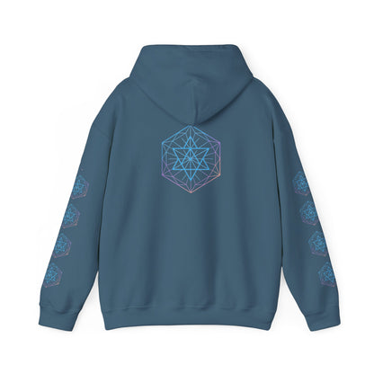 Merkaba Hoodie – Activated in Geometry