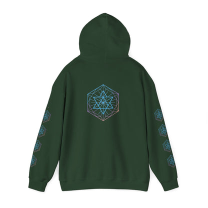 Merkaba Hoodie – Activated in Geometry