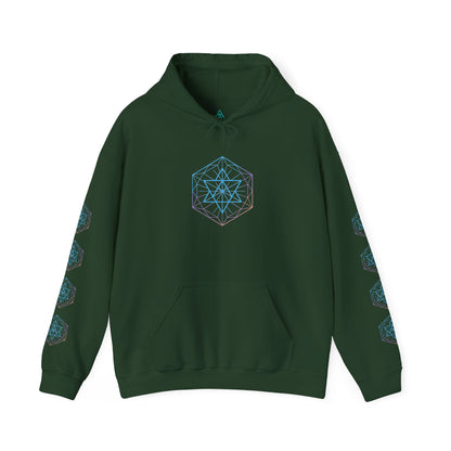 Merkaba Hoodie – Activated in Geometry