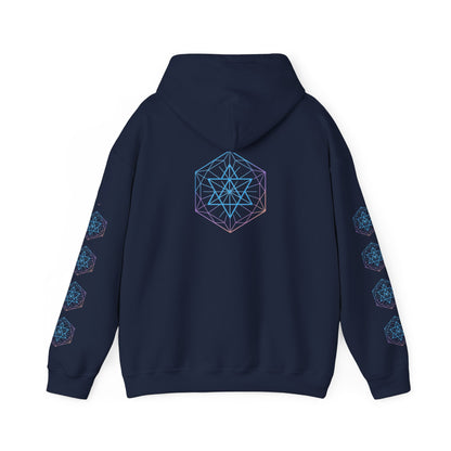 Merkaba Hoodie – Activated in Geometry